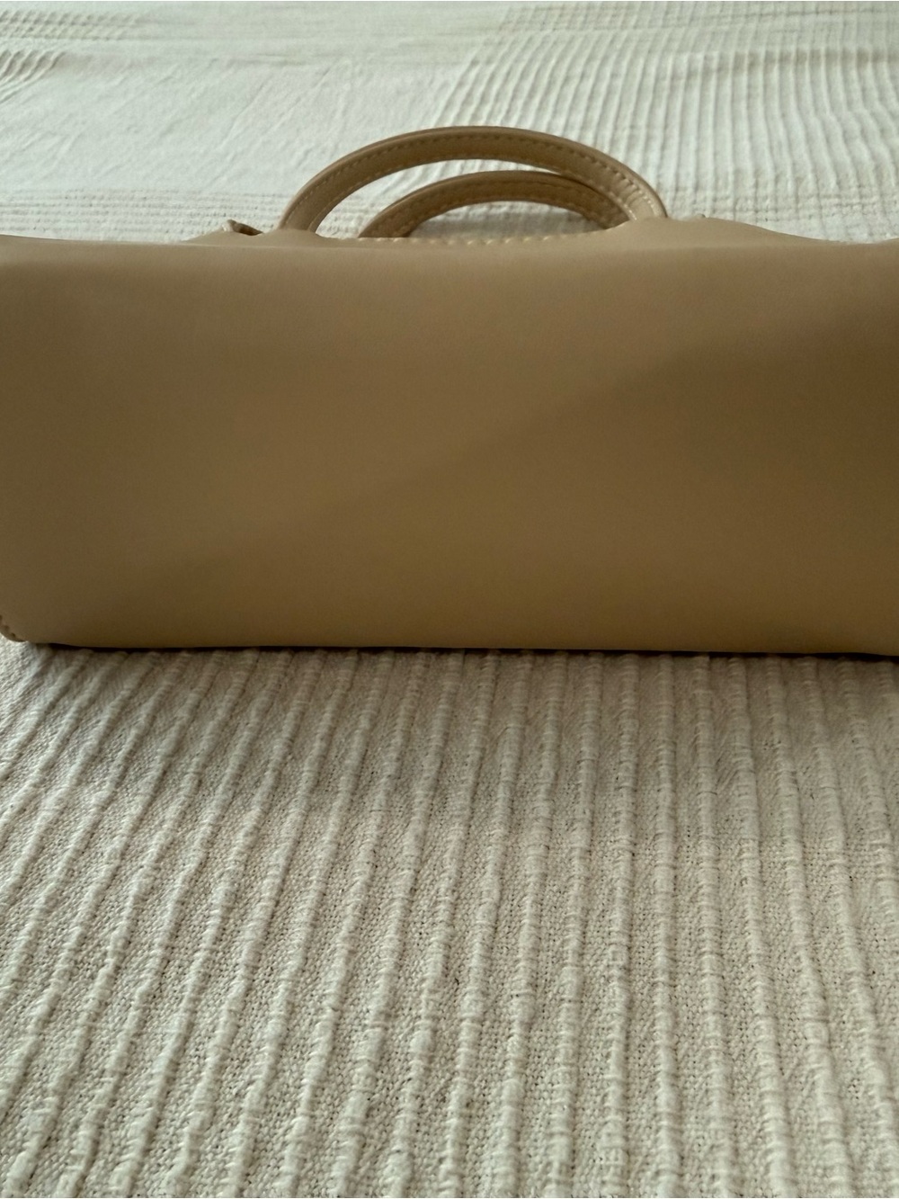 TELFAR Beige Mini Tote - Picture 3 of 10